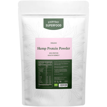 Organic Hemp Protein Powder 1.8kg Hemp Isolate 50% Protein Hemp Cold Pressed Hemp Seeds Powder Everyday Superfood uk supplements