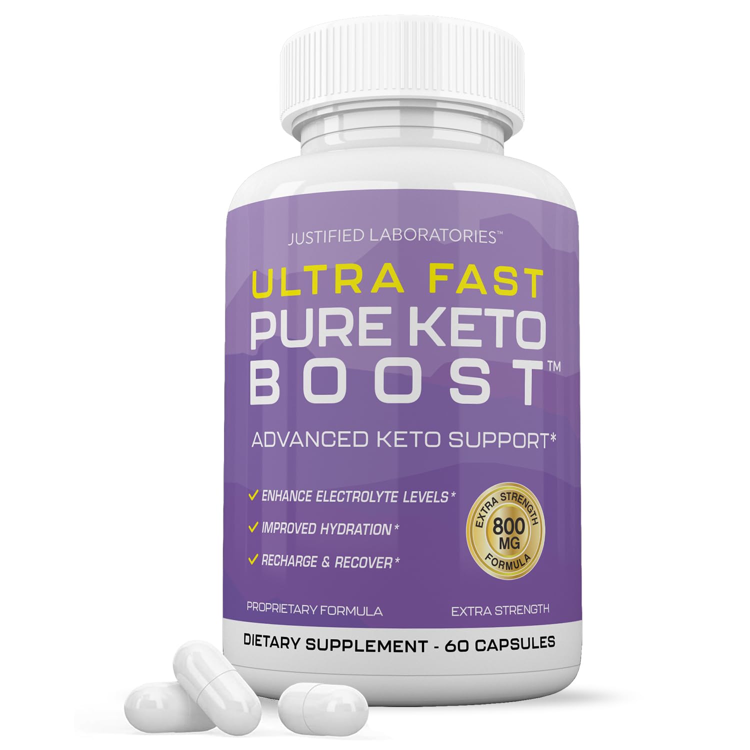 (5 Pack) Ultra Fast Pure Keto Boost Pills 1275MG New & Improved Formula Contains Apple Justified Laboratories uk supplements