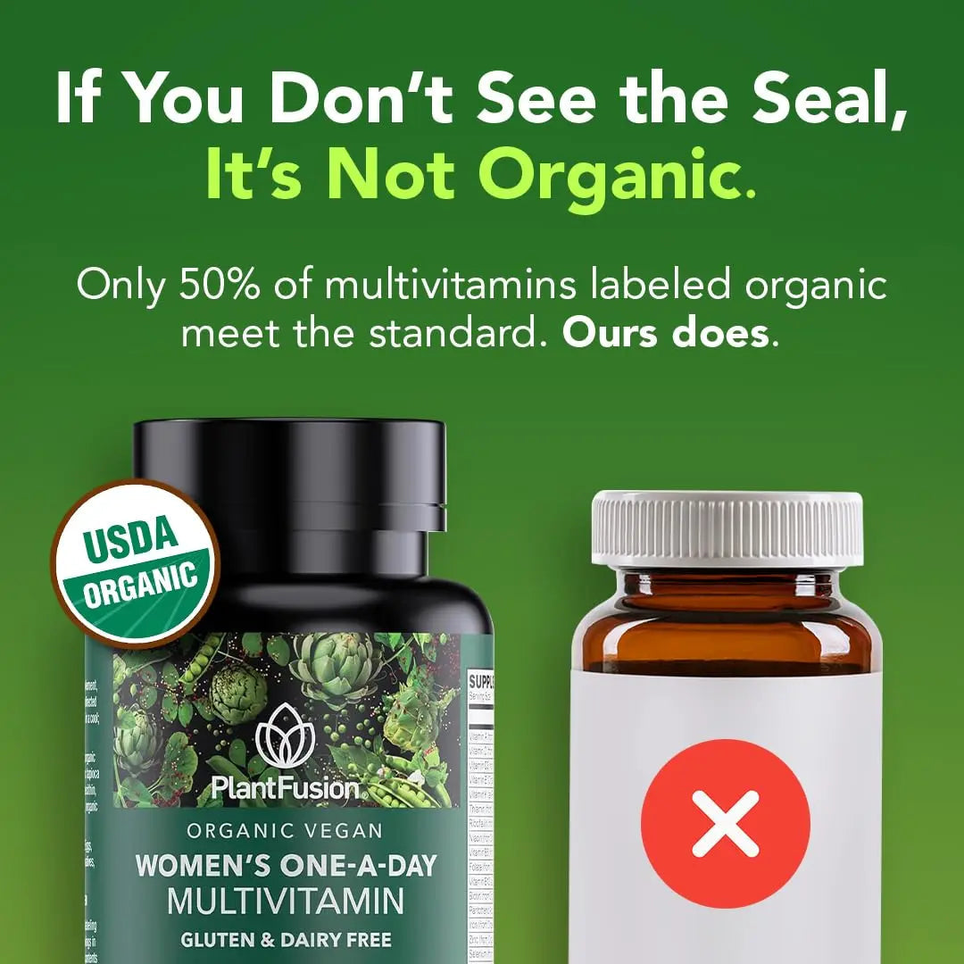 PlantFusion Organic Multivitamin for Women - One Daily Whole Food Blend Women's Multivitamin - Vegan PlantFusion uk supplements