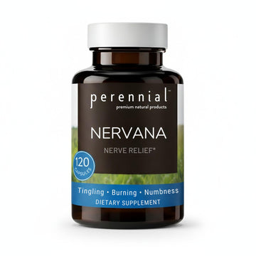 Perennial Nervana – Herbal Nerve Support for Tingling, Burning & Numbness Relief – Promotes Calm Focus & Stress Resilience – Non-Drowsy Mood Balance – 120ct* Perennial uk supplements