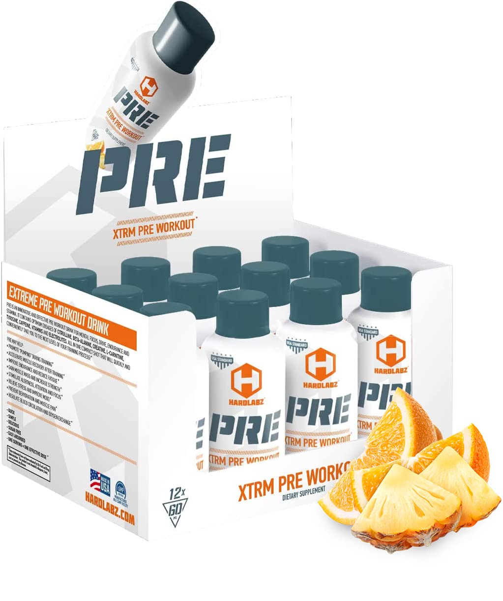 HARDLABZ PRE – Extra Strength Liquid Pre-Workout Energy Shot with Caffeine (250 mg) HARDLABZ uk supplements