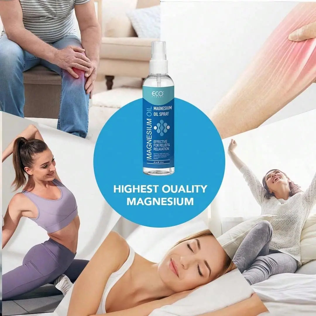 Magnesium Oil Spray For Muscle & Joint Relief – Natural Relaxation & Sleep Support, 4oz Fast-Absorbing Body Mist generic uk supplements