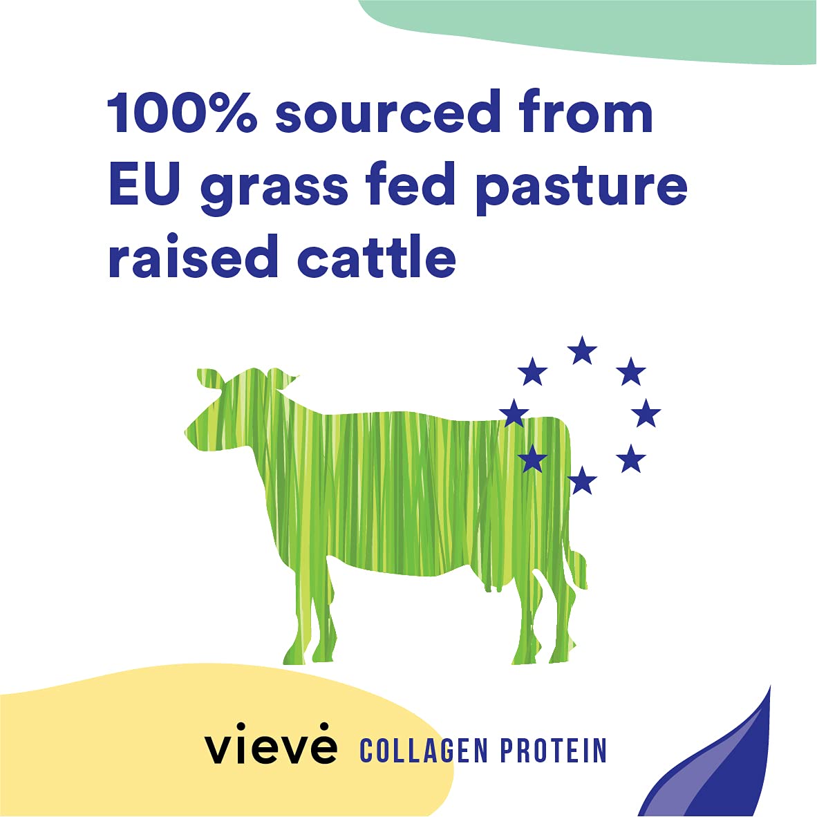 Vieve Collagen Protein Powder - Hydrolysed Bovine Peptides - Diet Support Supplement for Skin, Hair, Nail Vieve uk supplements