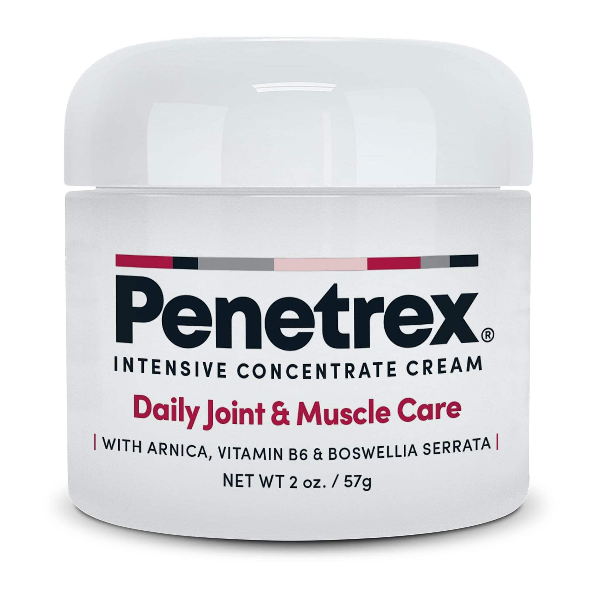 Penetrex Daily Joint & Muscle Care Cream – Soothing Botanical Formula with Arnica, Vitamin B6 & MSM – Lightweight Fast-Absorbing Cream for Everyday Movement - Non-Greasy - Light Scent- 2 oz Penetrex uk supplements