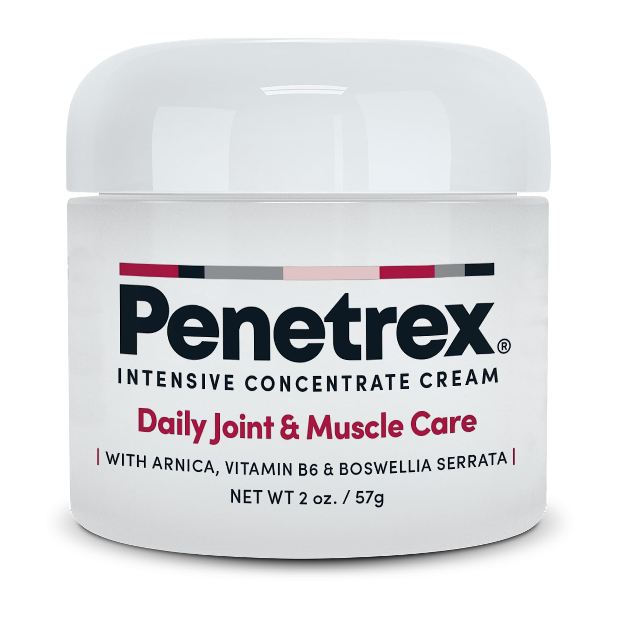 Penetrex Daily Joint & Muscle Care Cream – Soothing Botanical Formula with Arnica, Vitamin B6 & MSM – Lightweight Fast-Absorbing Cream for Everyday Movement - Non-Greasy - Light Scent- 2 oz Penetrex uk supplements