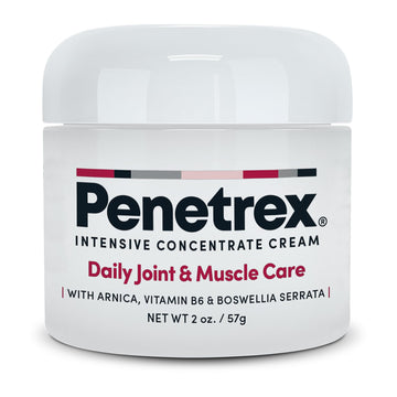 Penetrex Daily Joint & Muscle Care Cream – Soothing Botanical Formula with Arnica, Vitamin B6 & MSM – Lightweight Fast-Absorbing Cream for Everyday Movement - Non-Greasy - Light Scent- 2 oz Penetrex uk supplements