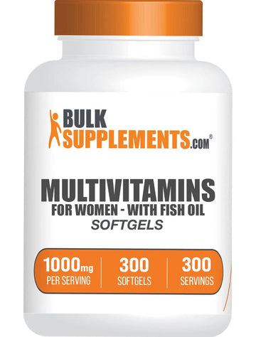 BulkSupplements.com Multivitamin for Women Softgels - Women's Multivitamin with Iron, Multimineral Supplement, with Fish Oil BulkSupplements uk supplements
