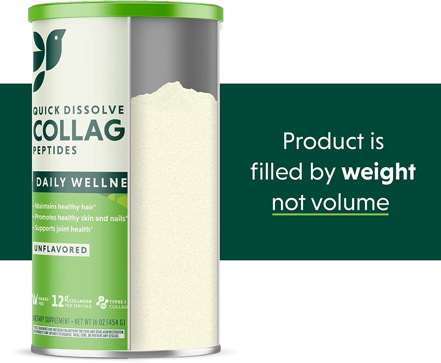 Great Lakes Gelatin Collagen Hydrolysate 454g (UK/EU Compliant can) (3) Great Lakes Gelatin uk supplements
