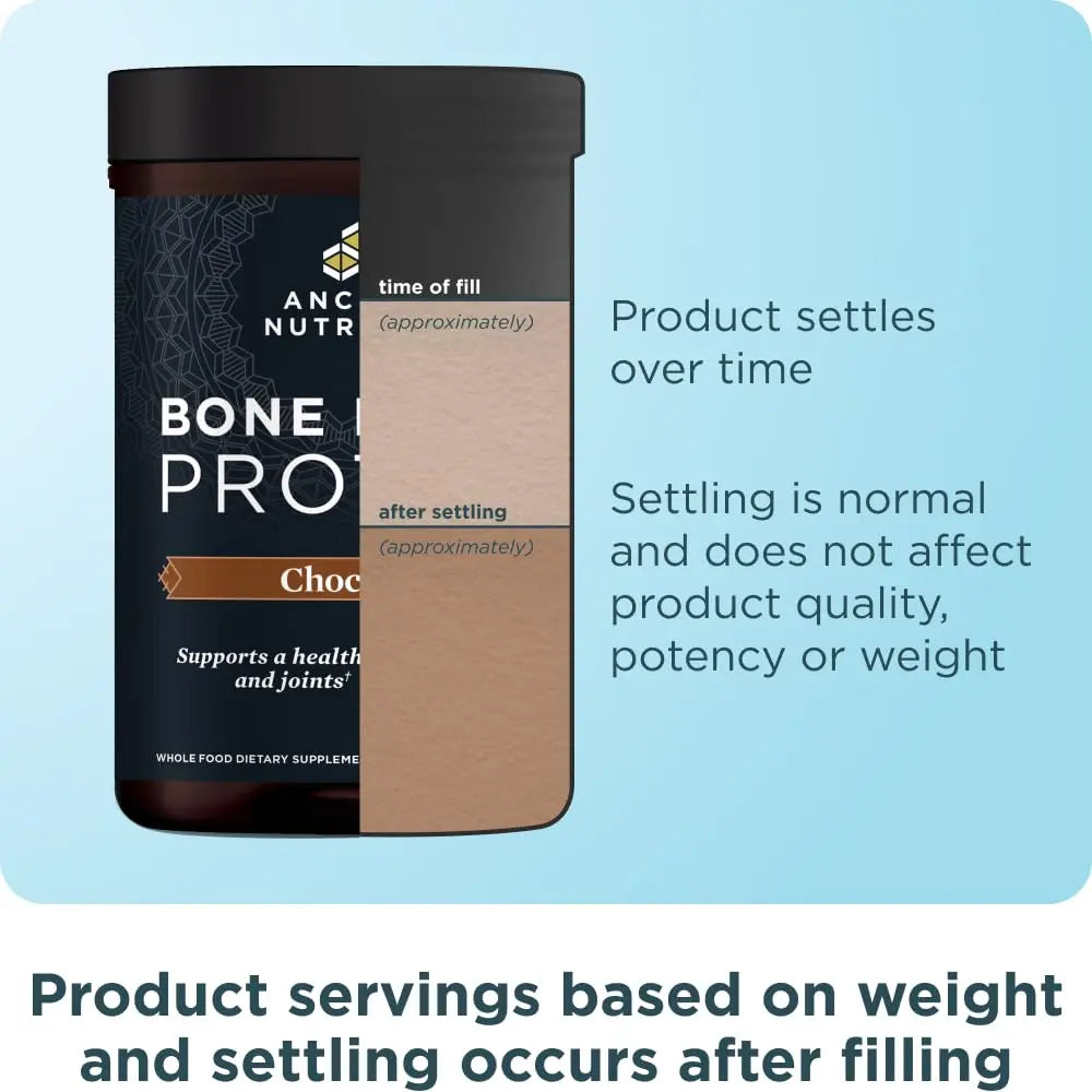 Ancient Nutrition Protein Powder Made from Real Bone Broth, Chocolate, 20g Protein Per Serving, 20 Serving Tub, Gluten Free Hydrolyzed Collagen Ancient Nutrition uk supplements