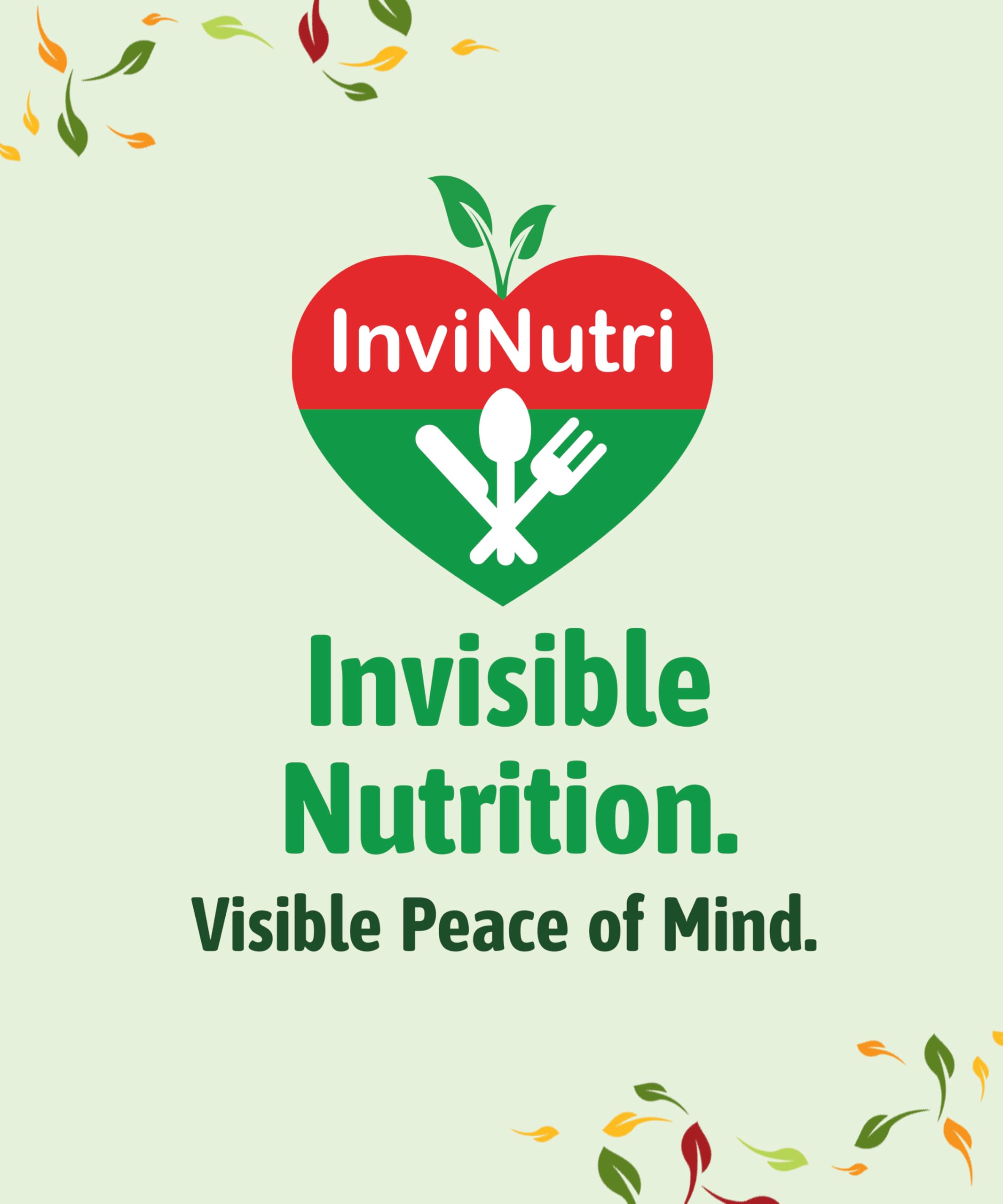 InviNutri Superfood Powder for Sensory & Picky Eaters. A TINY scoop- 40x Nutrient-Rich, 30mg Sulforaphane for Detox. Organic Microgreens, Fruits & Veggies - Blends Invisibly into Most Meals - 24 serv. InviNutri Invisible Nutrition uk supplements