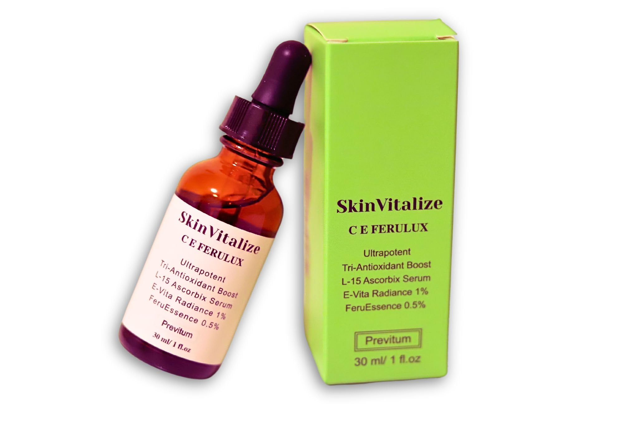 SkinVitalize C E ferulux Vitamin C Serum - 30ml: Advanced Formula for Fighting with Wrinkles Msupps.com uk supplements