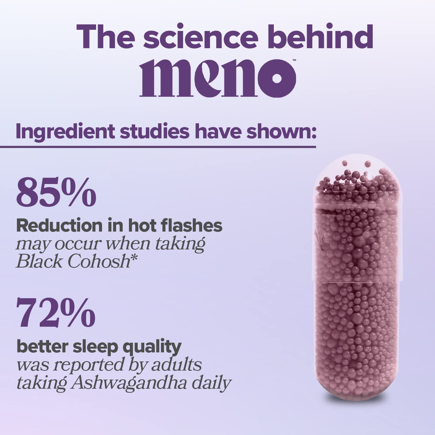 MENO Vitamins for Menopause, 30 Servings (Pack of 3) - Hormone-Free Menopause O Positiv uk supplements