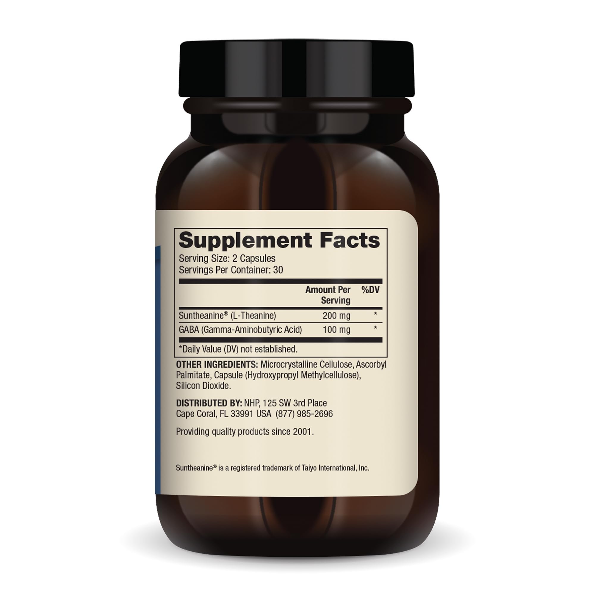 Dr. Mercola L-Theanine Plus GABA - Supports Relaxation - Focus & Cognitive Function - Stress Support Supplement - 200 mg L-Theanine - 100 mg GABA - 60 Capsules Dr. Mercola uk supplements