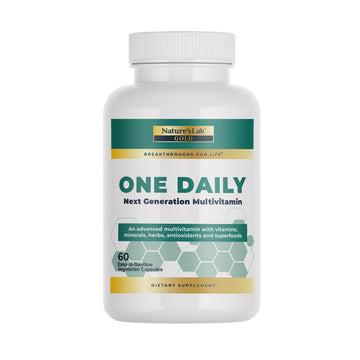 Nature's Lab Gold One Daily Multivitamin - Contains 19 Essential Vitamins & Minerals including Vitamin C, D3 & Zinc - 60 Capsules (2 Month Supply) Nature's Lab uk supplements