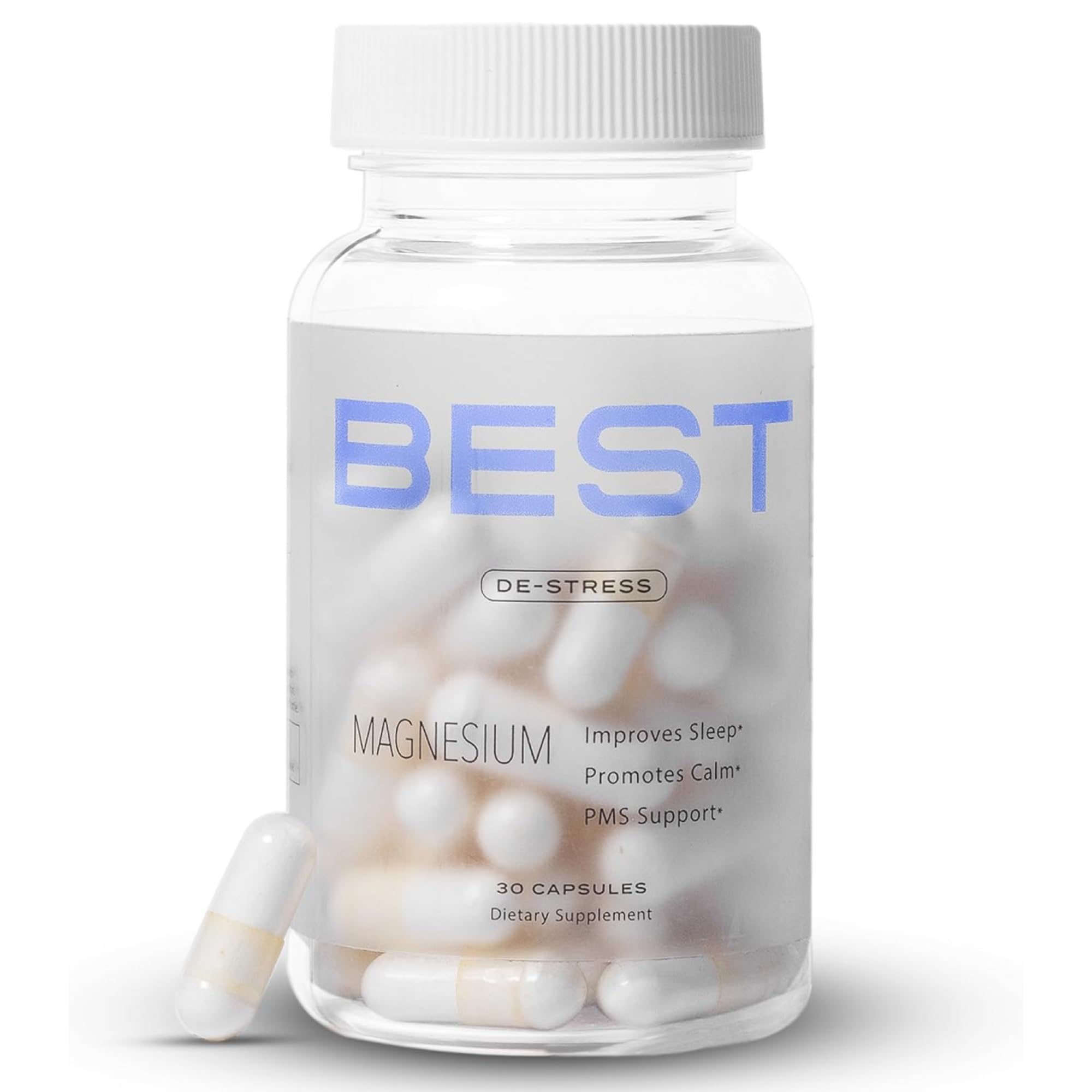 BEST Magnesium Glycinate Supplement for Women - High Absorption, Breakthrough for Sleep, Stress - Menopause Symptoms, Magnesium for Women Over 40 - Gentle on Stomach, Non-GMO, Vegan - 30 Day Supply BEST Supplements uk supplements