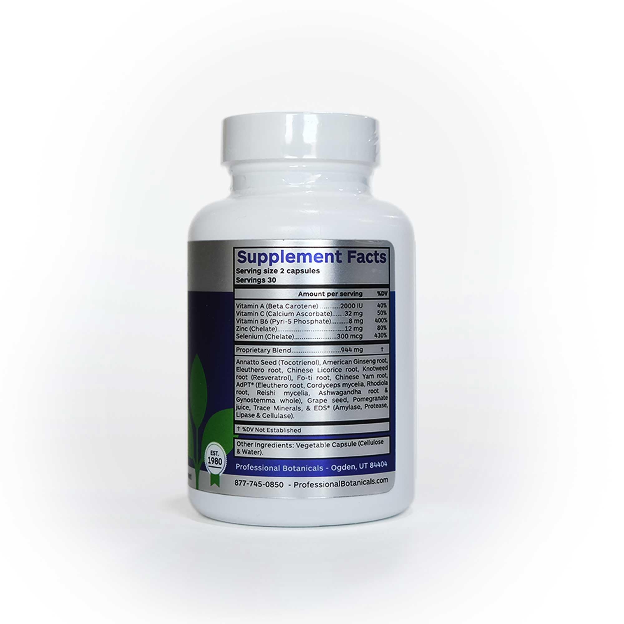 Professional Botanicals Calm Attention - Natural Attention and Mood Support, Rosemary, Vitamin B6, Gotu Kola, Focus, Relaxation, and Concentration Aid - 60 Veg Capsules Professional Botanicals uk supplements