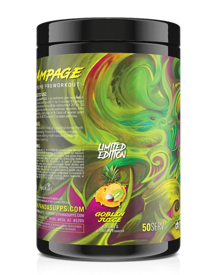 Underground Bio Labs Panda Supps: Rampage, Extreme Pre-Workout, High Stim, Maximum Underground Bio Labs uk supplements
