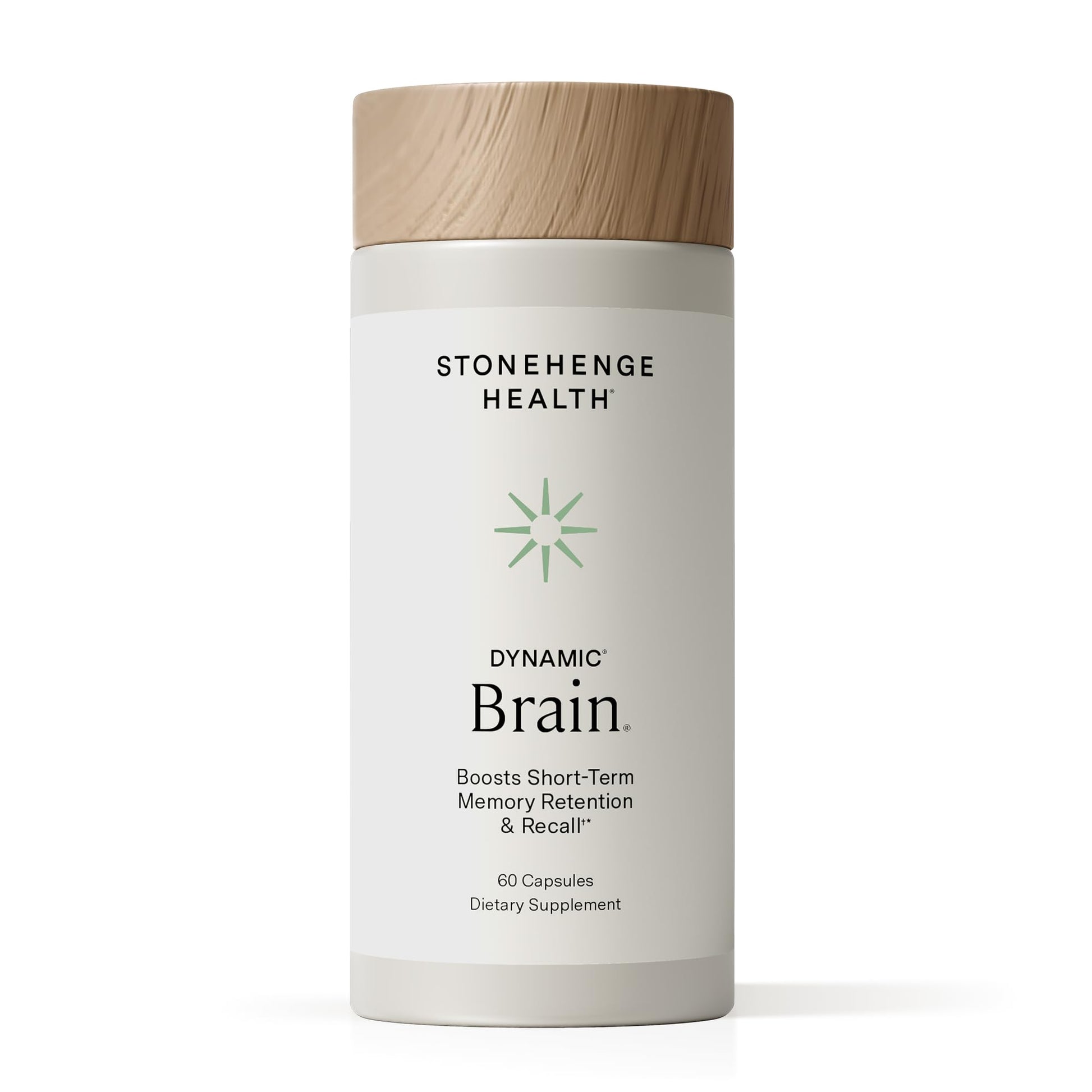 Stonehenge Health Dynamic Brain – BacoMind® Bacopa Nootropic Formula – Memory, Recall & Retention, Phosphatidylserine, Huperzine A, DHA & Choline – 40 Brain-Boosting Ingredients – Non-GMO, 60 Caps Stonehenge Health uk supplements