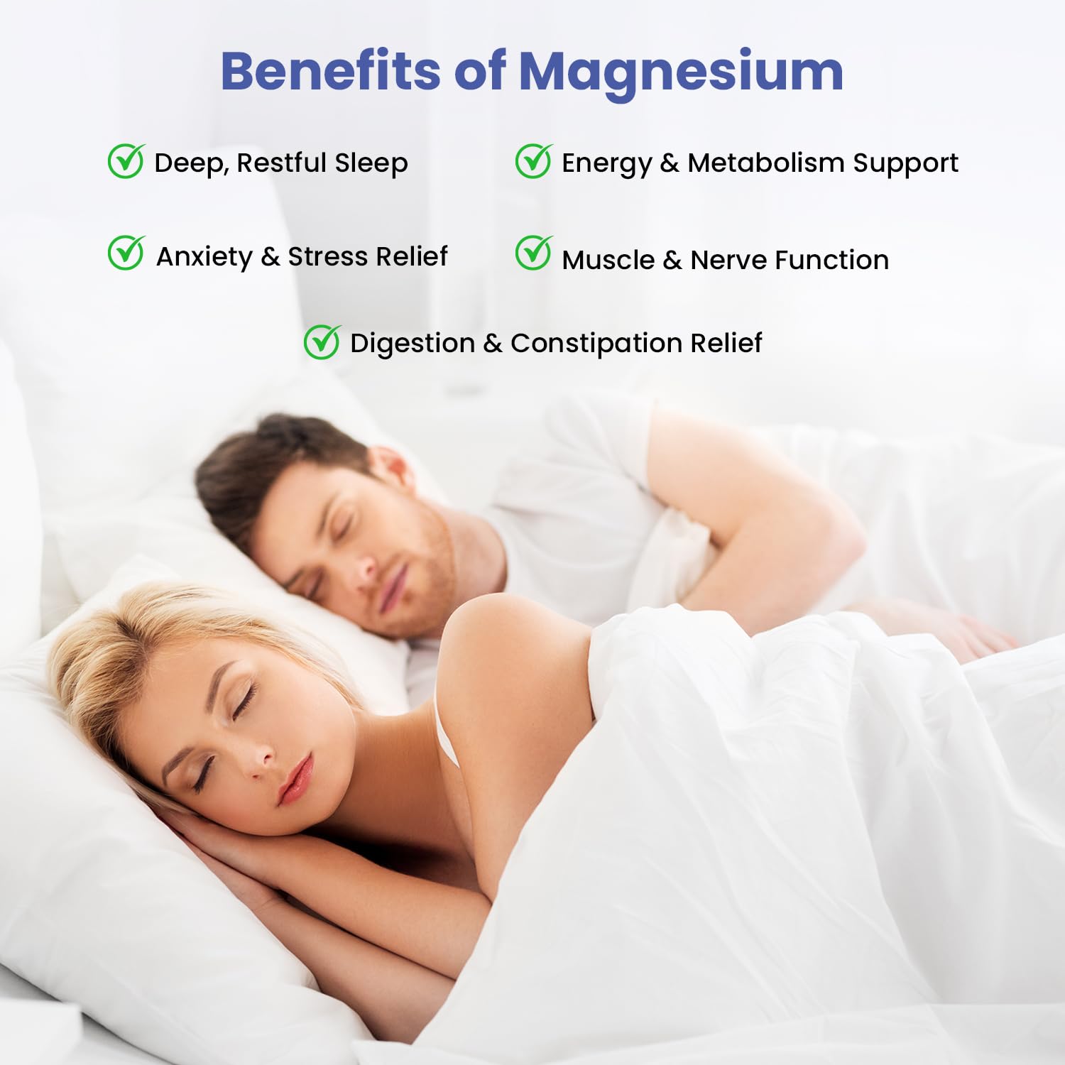 Magnesium Complex for Sleep, Relaxation, Digestion & Calm – Magnesium Glycinate, Citrate, Bisglycinate, Carbonate, Malate, Orotate, Taurate, + Humic/Fulvic for High Absorption - 90 ct. VITAMIZED uk supplements