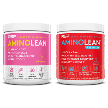 RSP NUTRITION AminoLean Pre Workout Energy (Pink Lemonade 30 Servings) RSP NUTRITION uk supplements