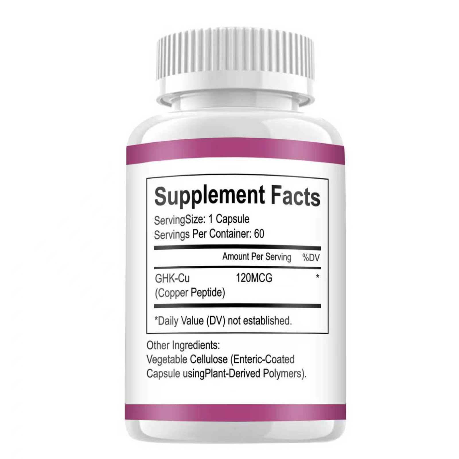 DAYEAH GHK-Cu Copper Peptide Supplement, 120mcg Vegan High Potency Promotes Skin Repair, Radiant Skin Elasticity, Anti-Aging & Hair Growth Support-60ct DAYEAH uk supplements