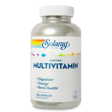 SOLARAY Spectro Multivitamin with Iron - Multi Vitamin with Calcium, Magnesium, Energizing Greens, Herbs & Digestive Enzymes SOLARAY uk supplements