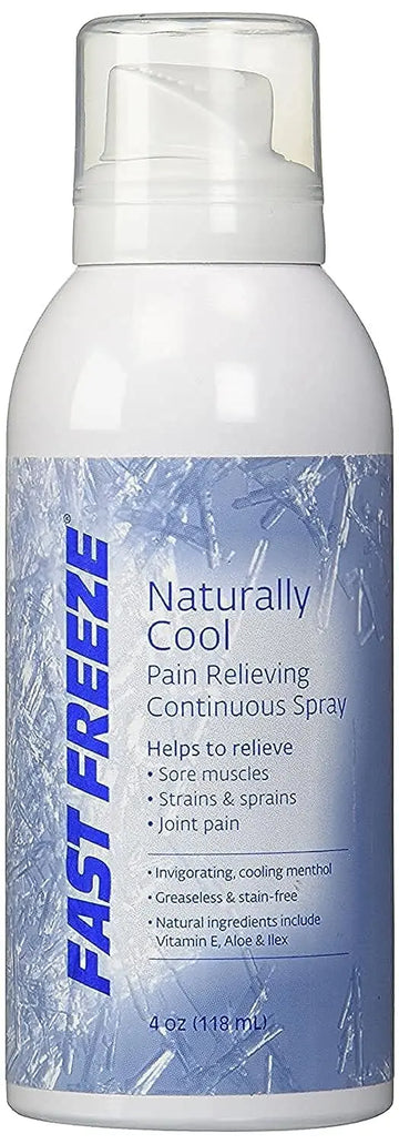 Fast Freeze All-Natural Cooling Pain Relief Therapy: Continuous Spray, 4 fl oz Fast Freeze uk supplements