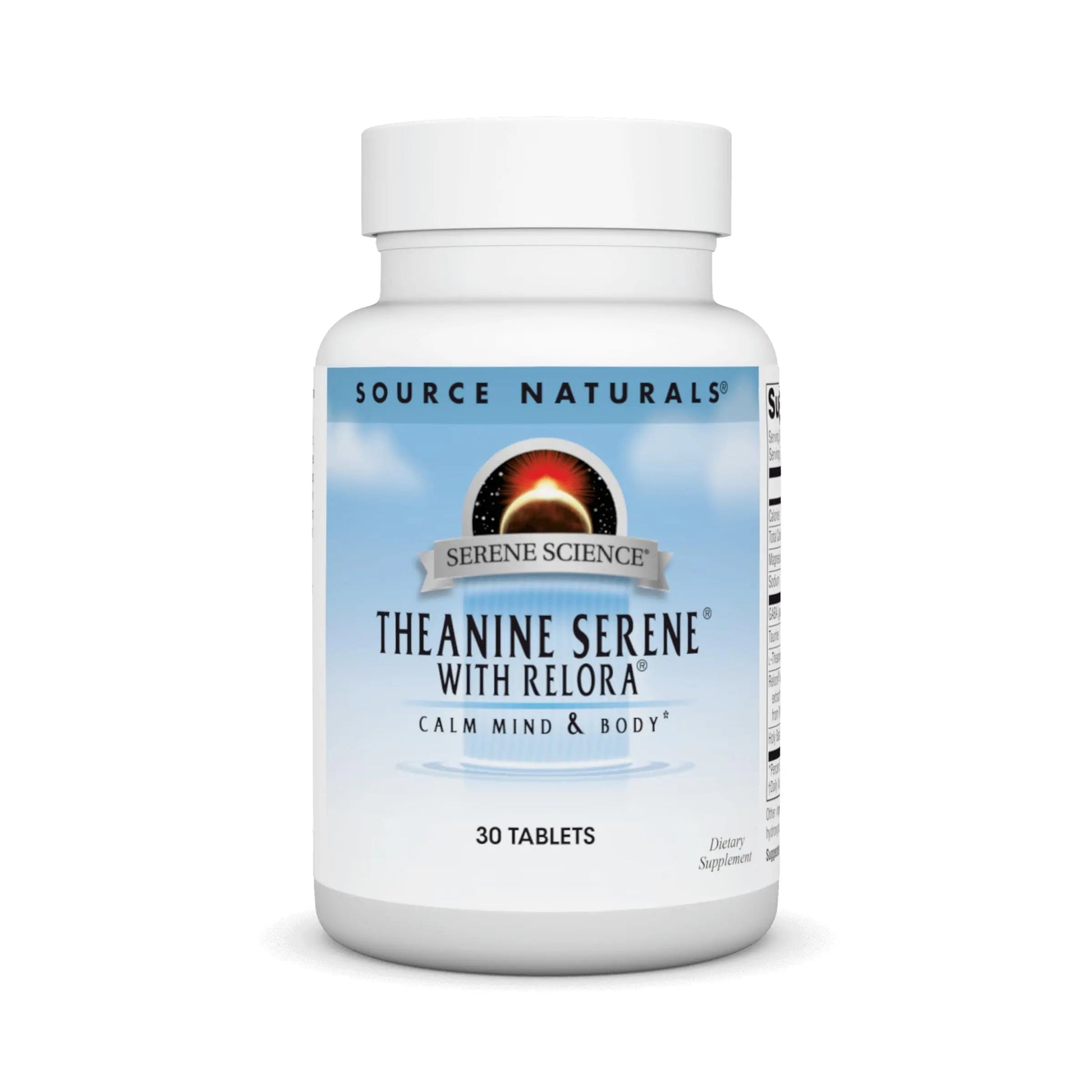 Source Naturals Serene Science Theanine Serene with Relora, Magnesium and GABA - 30 Tablets Source Naturals uk supplements