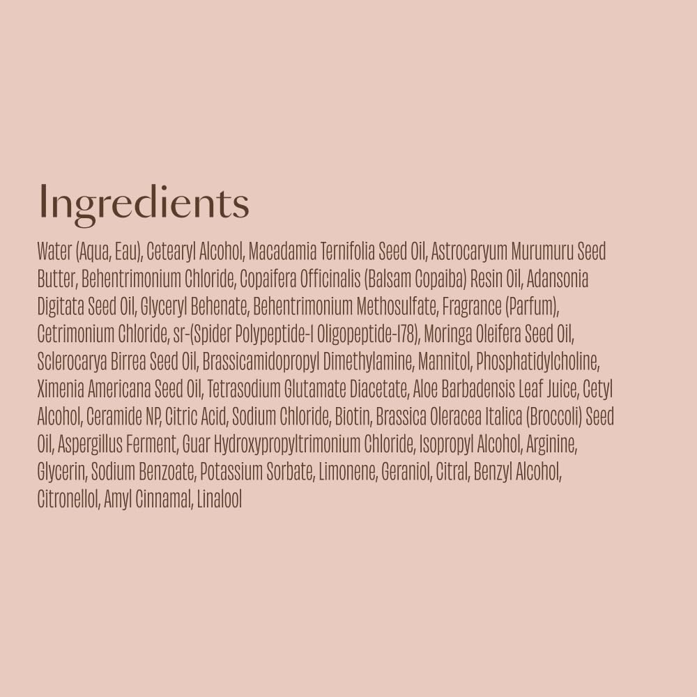 VEGAMOUR HYDR-8 Hydrate and Repair Conditioner - Hydrating Conditioner with Marula Oil, Moringa Oil, Ceramides & Biotin, Natural Conditioner for Dry Hair VEGAMOUR uk supplements