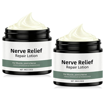 2 Pcs Nerve Relief Repair Lotion Cream, Neuropathy Lotion with Arnica & Magnesium for Knee, Lumbar, Neck, for Joint, 3.5 fl oz Aus Healthcare uk supplements