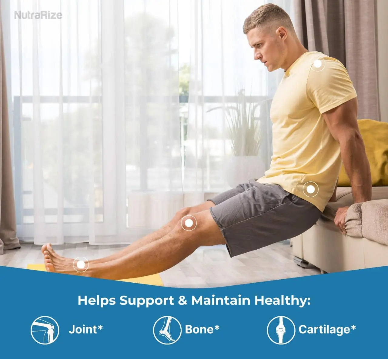 BioJoint Plus - BioJoint Plus Advanced Joint Support Formula, BioJoint Supplement, BioJoint Maximum Strength Pills for Joint Wellness and Mobility, Bio Joint Plus Reviews (60 Capsules) NutraRize uk supplements