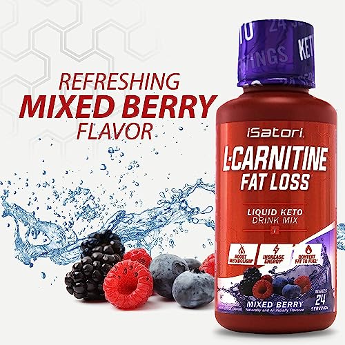 iSatori L-Carnitine Liquid Metabolic Enhancer and Energy Booster - Health and Fitness iSatori uk supplements