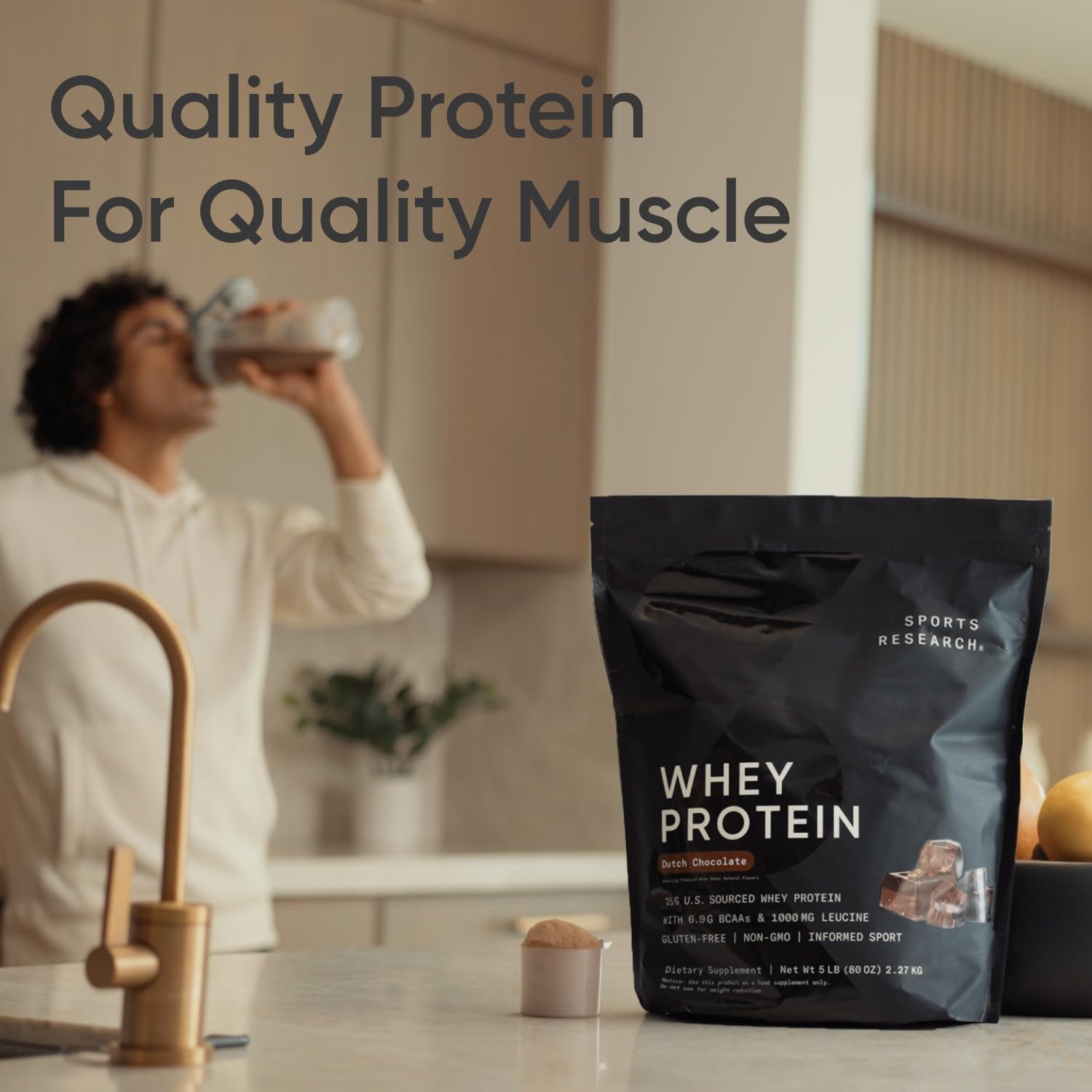 Sports Research Whey Protein - Sports Nutrition Whey Isolate Protein Powder Sports Research uk supplements