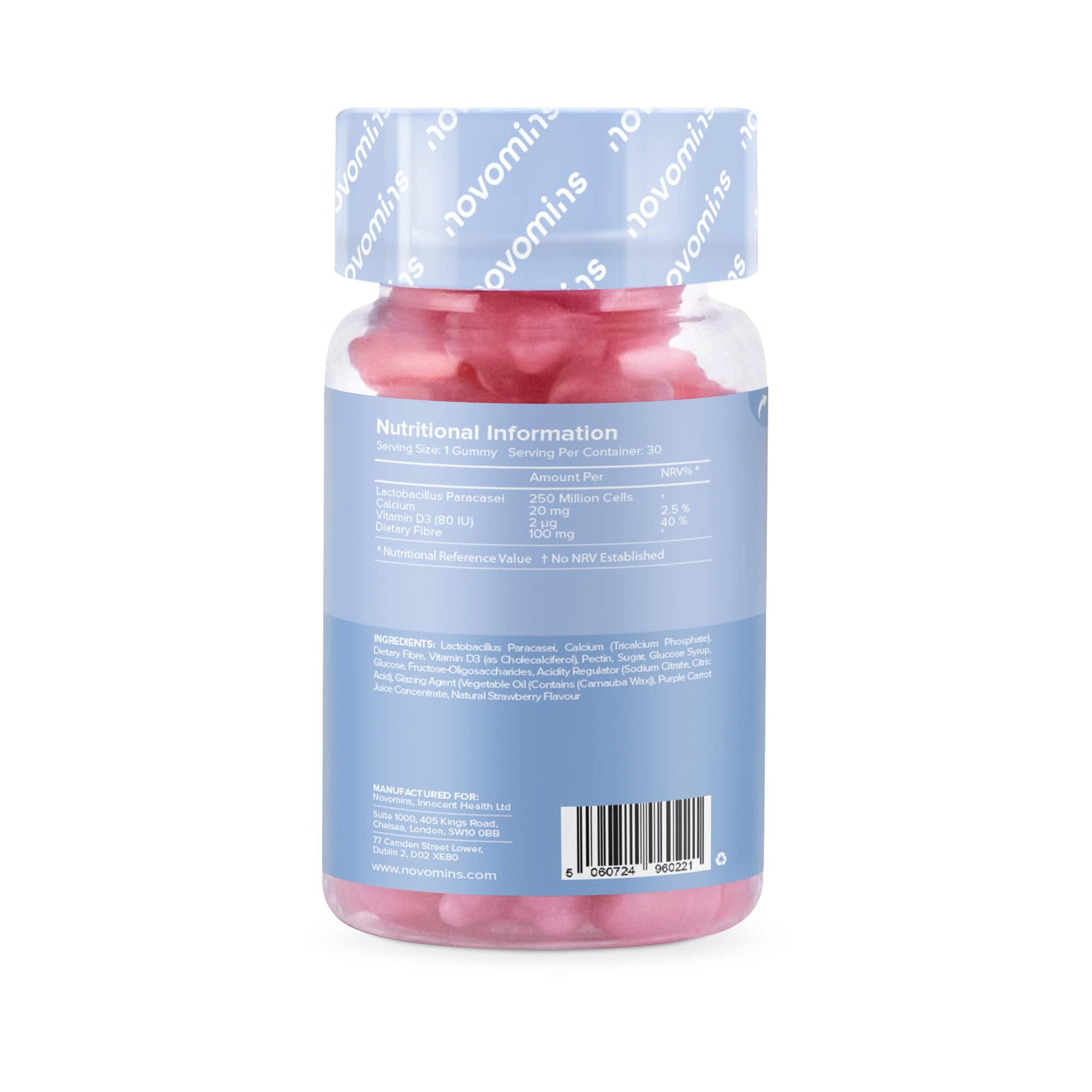 Kids Probiotic Gummies – Probiotics for Children – Kids Kind Tummy Gummies novomins uk supplements