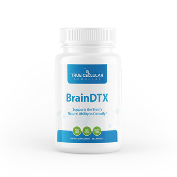 True Cellular Formulas BrainDTX - Supports Cognitive Function, Focus & Mental Clarity - Promotes Clear Thinking & Memory - with Alpha Lipoic Acid & Biotin - Antioxidant Support - 60 Capsules True Cellular Formulas uk supplements