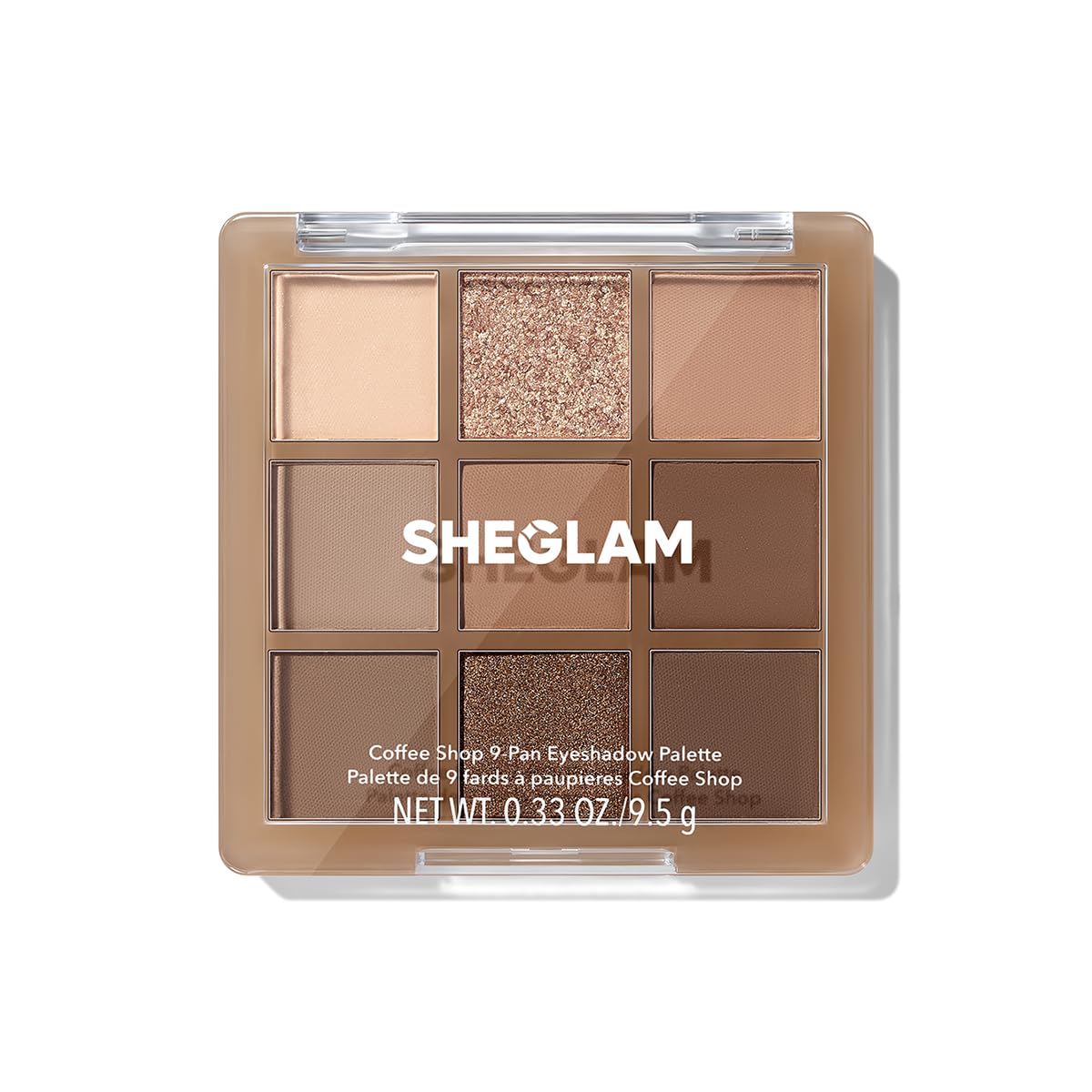 SHEGLAM Eyeshadow Palette 9-Color Ultra-pigmented Shimmer & Matte Shades, Vegan & Cruelty-free-Coffee Shop SHEGLAM uk supplements