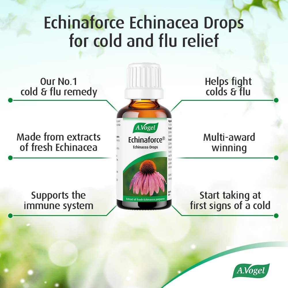 A.Vogel Echinaforce Echinacea Drops | Relieves Cold & Flu Symptoms by Strengthening A.Vogel uk supplements