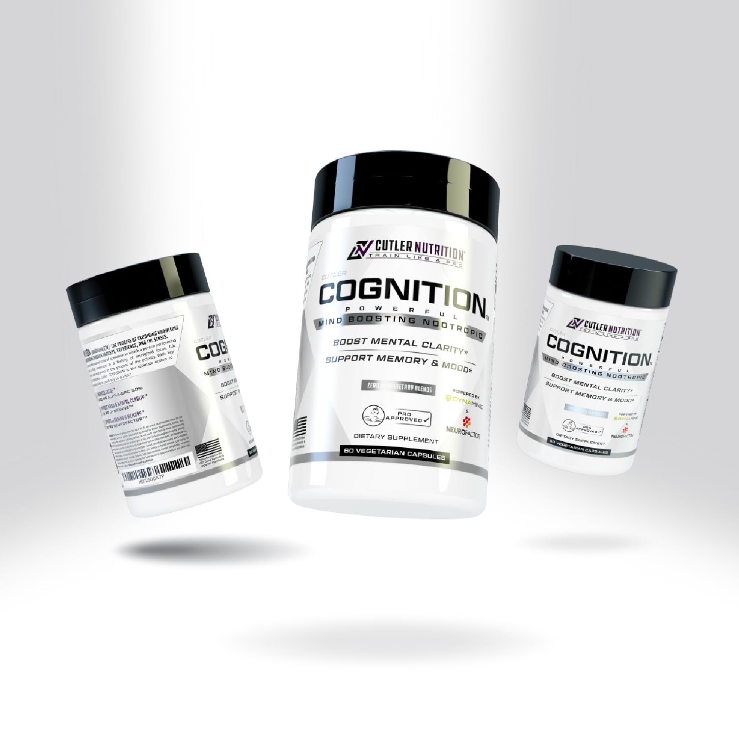 COGNITION High Potency Brain Nootropic Focus Supplement: Best Nootropic and Energy Pills for Mental Clarity, Memory, Studying, Gaming, and Work | Alpha GPC, Dynamine, Caffeine, L Theanine , 60 Count Cutler Nutrition uk supplements