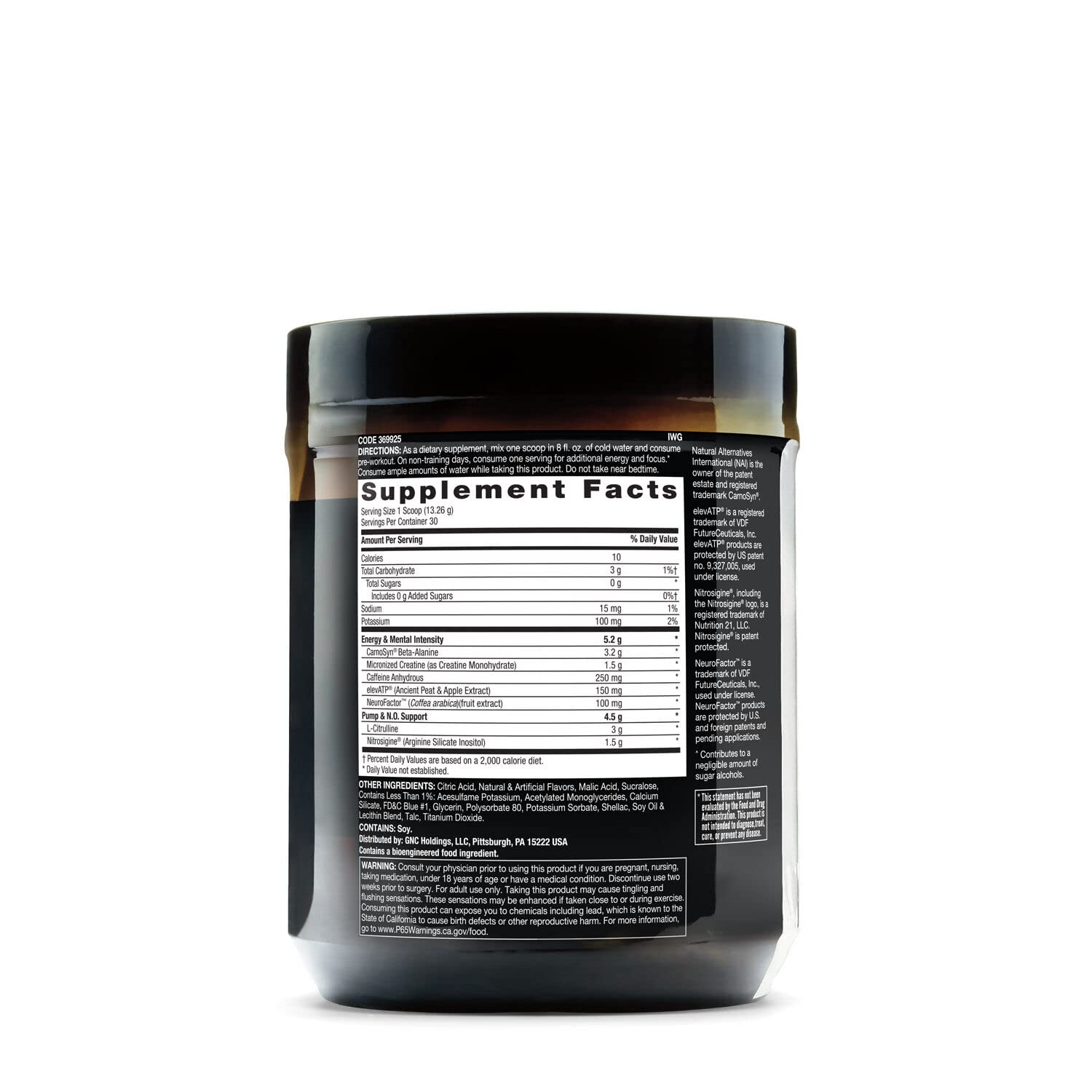 BEYOND RAW LIT | Clinically Dosed Pre-Workout Powder | Contains Caffeine, L-Citrulline BEYOND RAW uk supplements