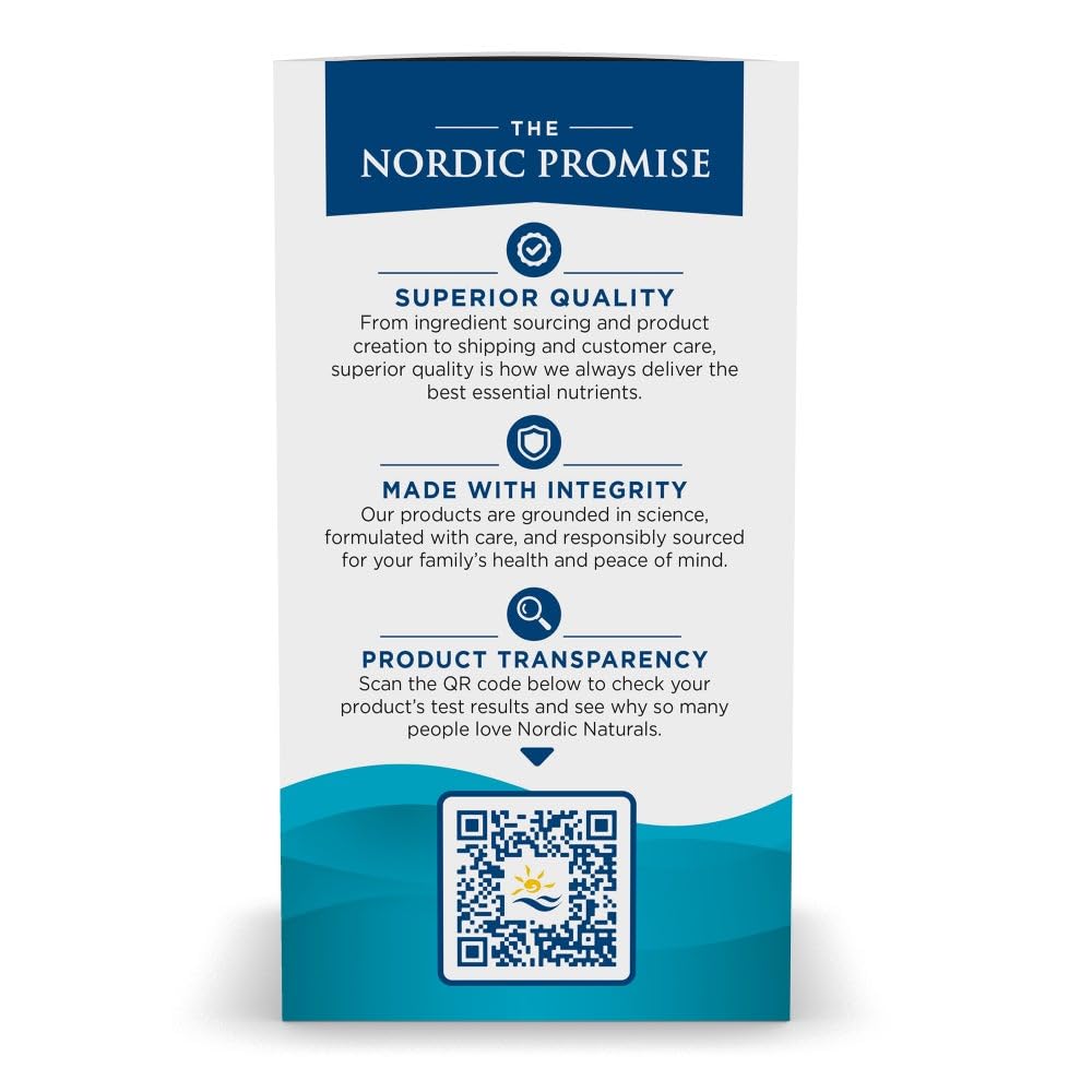 Nordic Naturals Ultimate Omega Mini D3, Lemon Flavor - 60 Mini Soft Gels - 1120 mg Omega-3 + 1000 IU Vitamin D3 - EPA & DHA - Promotes Brain & Heart Health - 30 Servings Nordic Naturals uk supplements