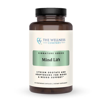 Mind Lift - Mood Boost, Mental Focus, Cognitive Defense - Lithium, GABA, DHA L-Phenylalanine | 60ct (1 Month Supply) The Wellness Company uk supplements