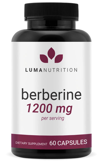 Luma Nutrition Berberine Supplement - Berberine 1200mg Per Serving - Berberine HCI Luma Nutrition uk supplements