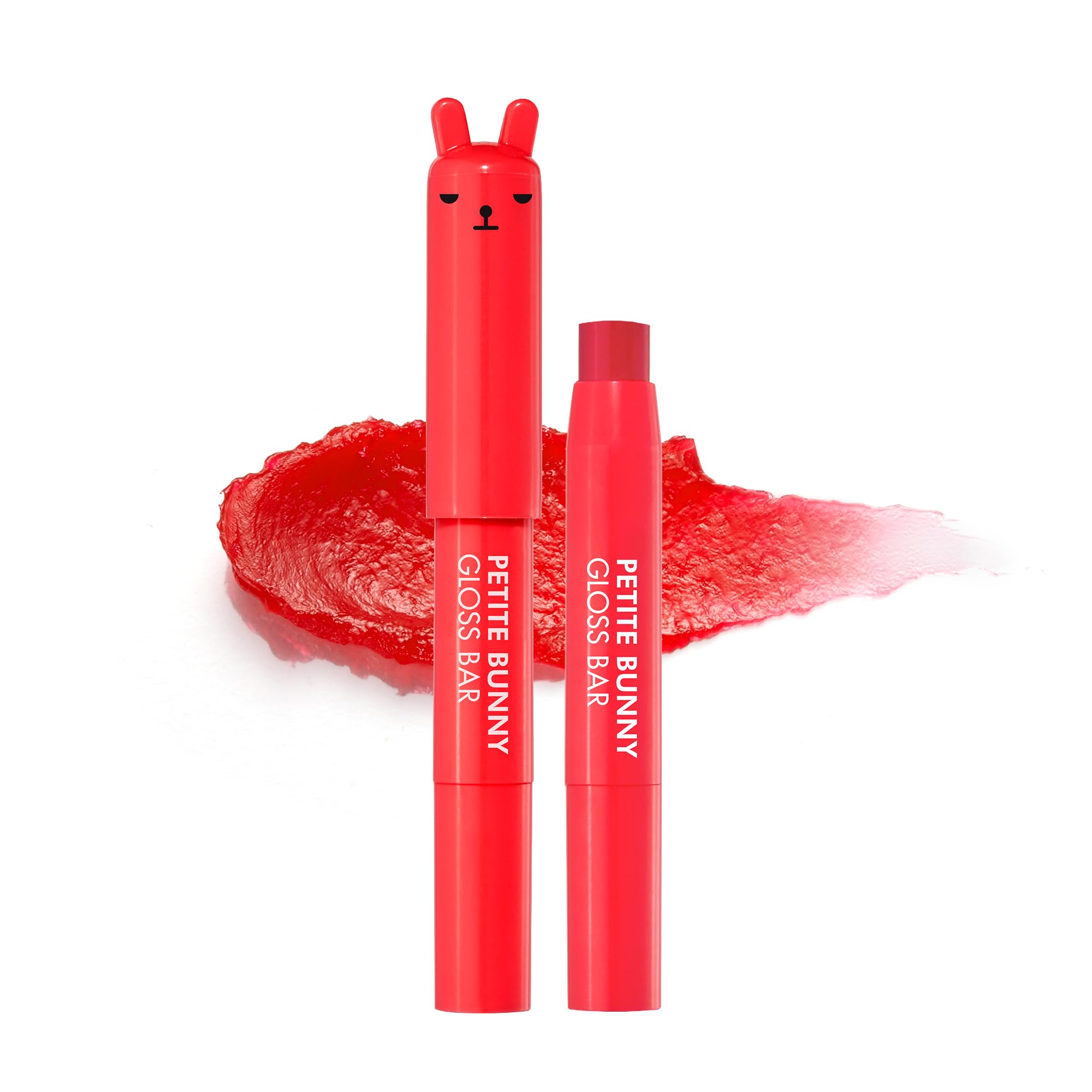 TONYMOLY Petit Bunny Lip Gloss – Easter Basket Stuffer, Cute Bunny Lip Crayon, Hydrating Korean Lip Gloss with Vitamin E for Soft, Juicy Cherry TONYMOLY uk supplements