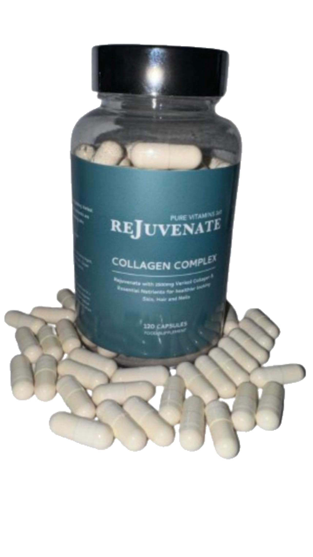 Rejuvenate premium Collagen Capsules - 2500mg High Strength Verisol Bovine Collagen Supplement Generic uk supplements