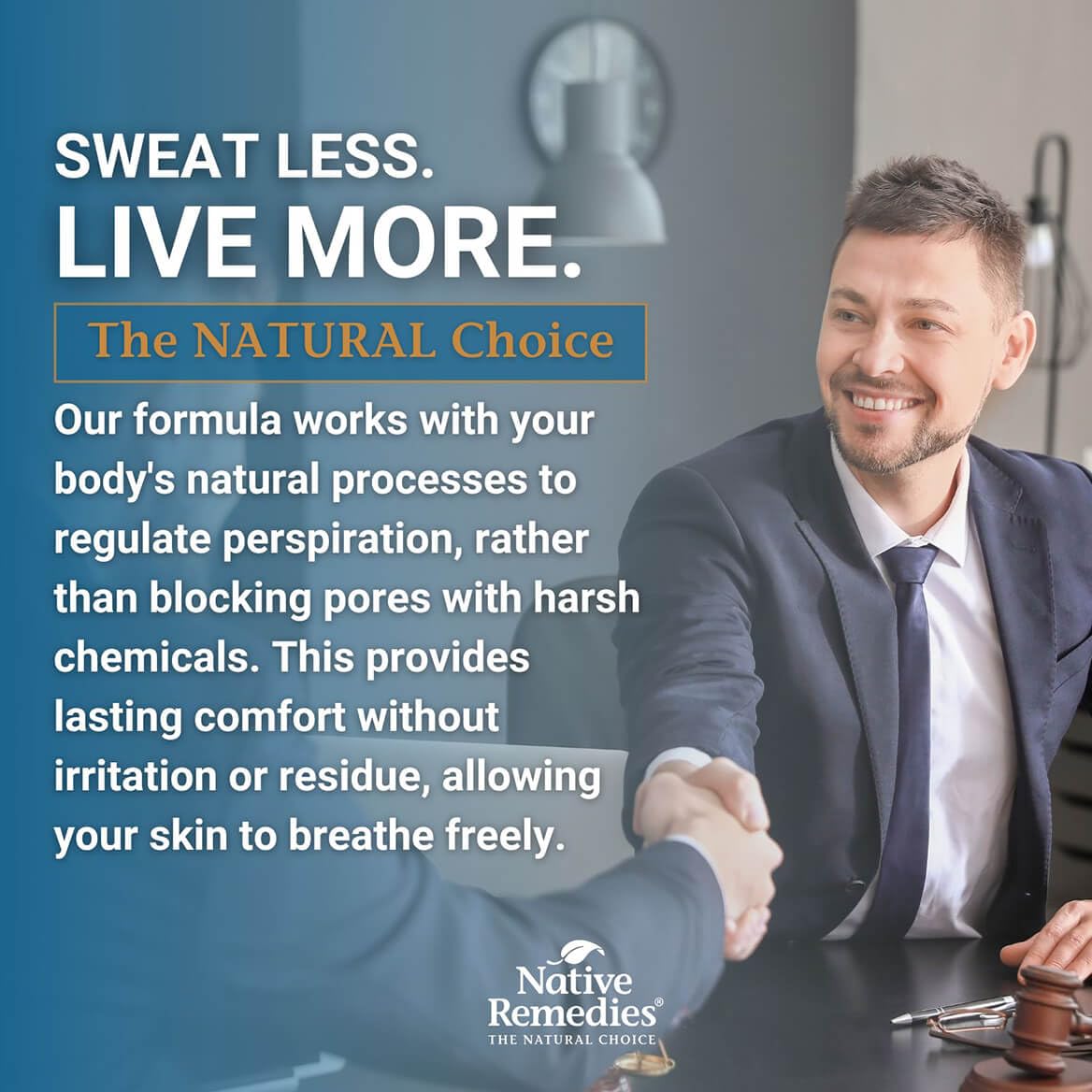 Native Remedies Sweat-Less - Natural Homeopathic Formula for Excessive Sweating, Perspiration and Clamminess - 59 mL Native Remedies uk supplements