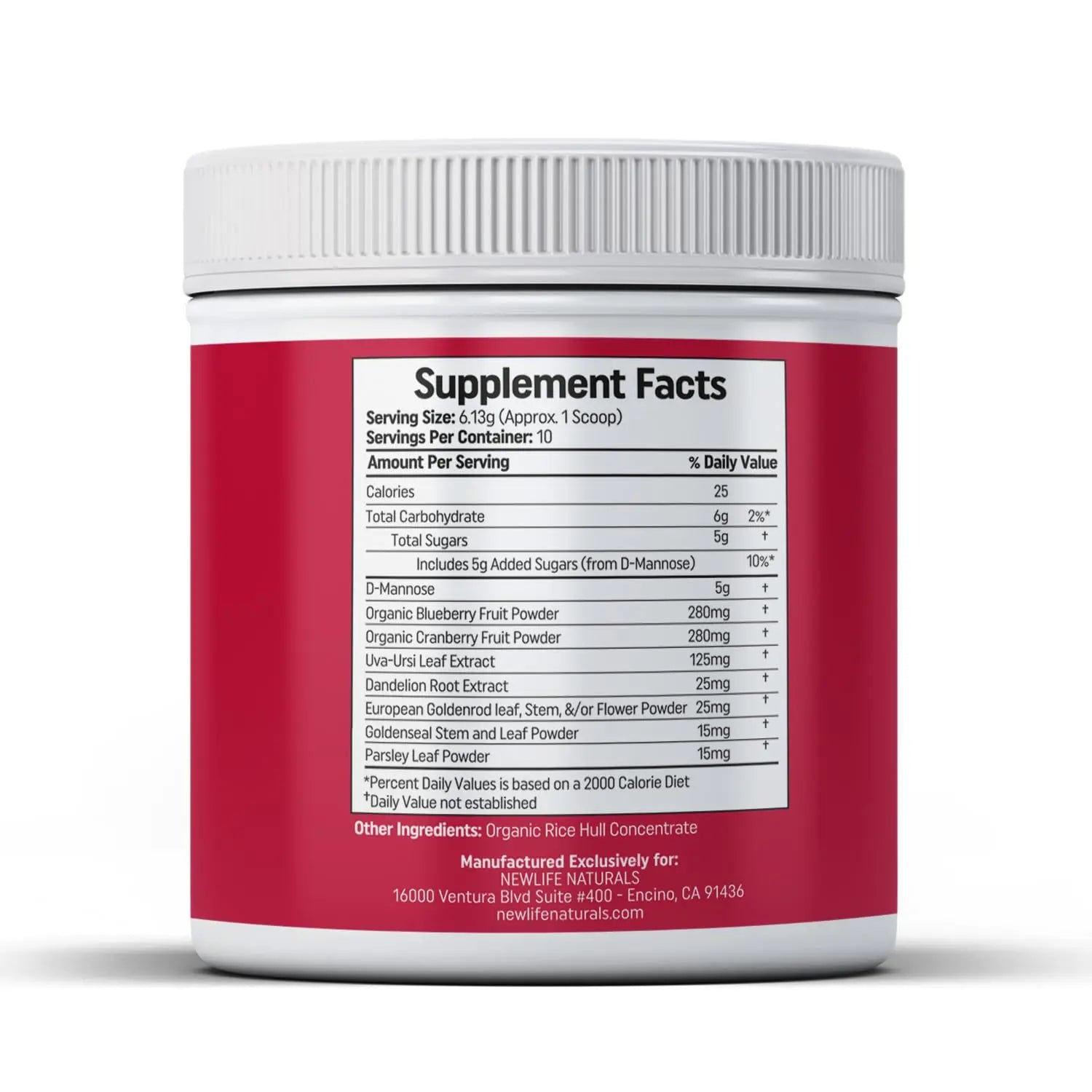 NewLife Naturals UT Revive with D Mannose Powder – UT Support for Urgency, Natural Urinary Tract Health for Women - with Cranberry, Blueberry & Botanicals – Short Term Potent Formula - 10 Servings NewLife Naturals uk supplements