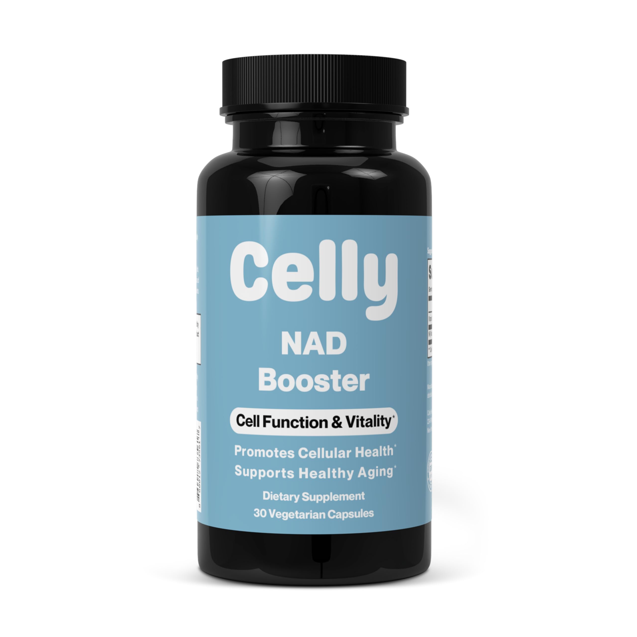 Celly NAD Booster | Longevity Supplement for Healthy Aging with NR (Nicotinamide Riboside) and Nicotinamide | Promotes Cell Function & Vitality | Non-GMO & 3rd Party Tested Celly uk supplements