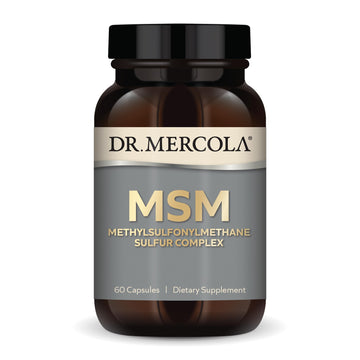 Dr. Mercola MSM Sulfur Complex - Joint Support & Cellular Health - OptiMSM - R-Alpha Lipoic Acid - TMG - Organic Sulfur Blend - 60 Capsules (30 Servings) Dr. Mercola uk supplements