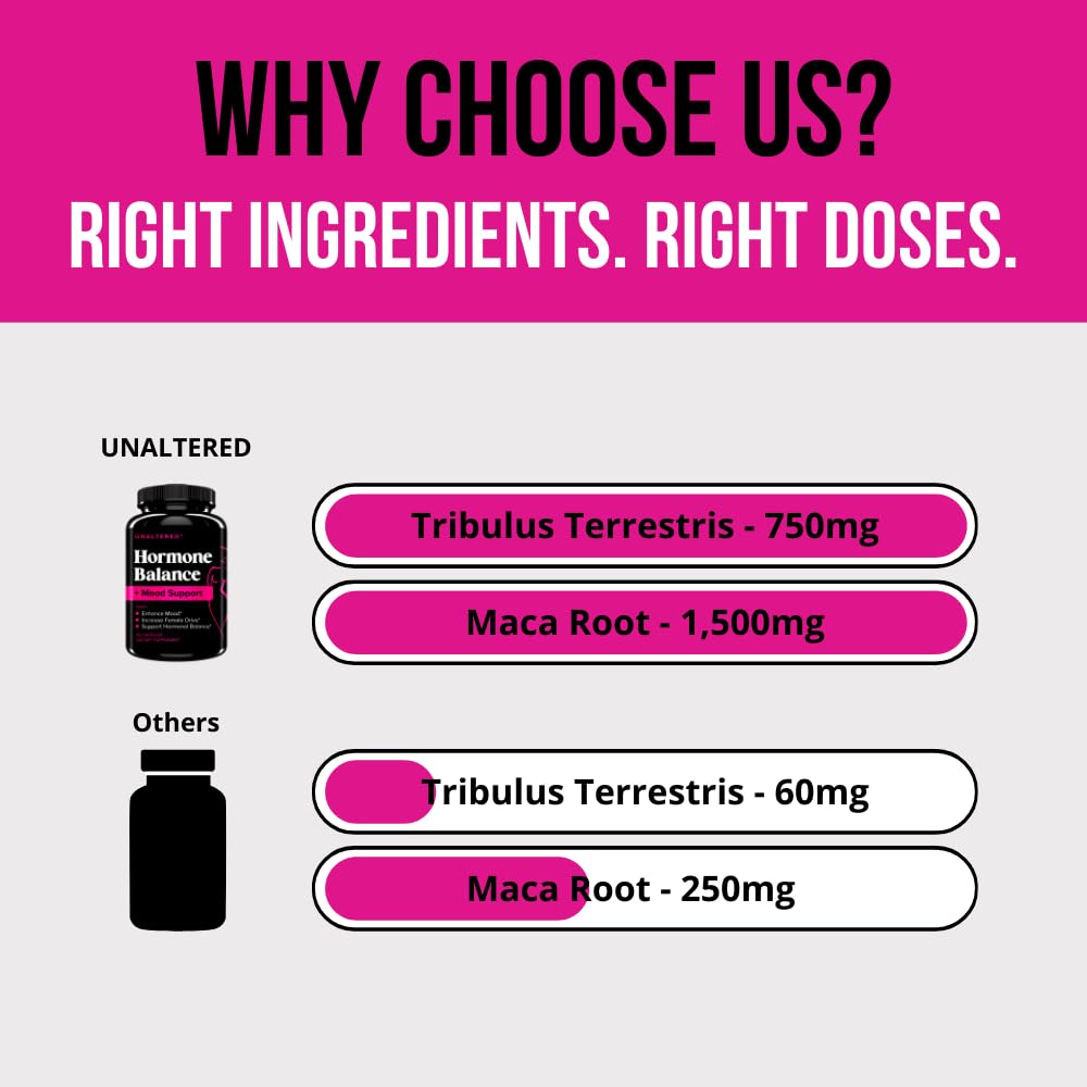 Hormone Balance & Mood Support for Women - Restore Female Drive & Reduce Mood UNALTERED uk supplements
