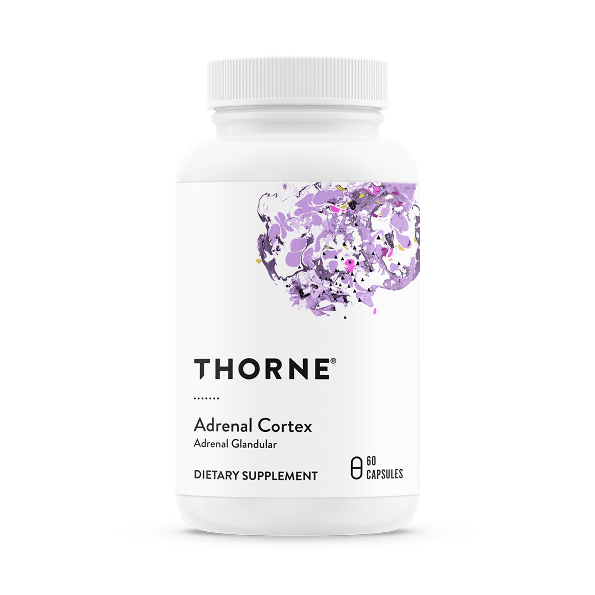 THORNE - Adrenal Cortex - Supplement for Cortisol Management - Support Healthy Adrenal Gland Function, Immune System, Stress Management, Fatigue & Metabolism* - 60 Capsules THORNE uk supplements